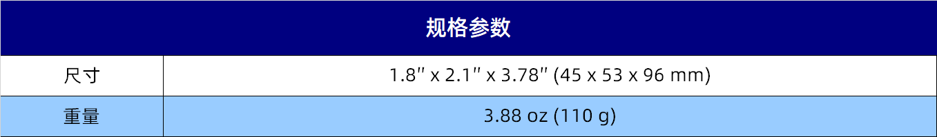 规格参数