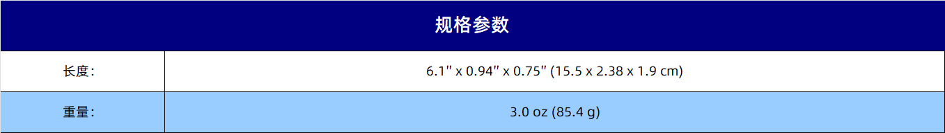 规格参数