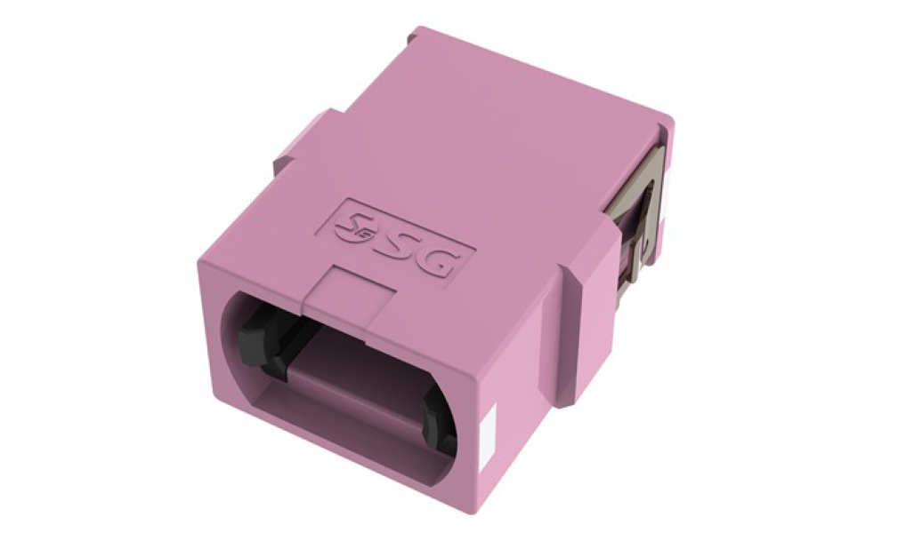 SEIKOH GIKEN SMPO-1AM2 Series MPO ADAPTOR Short flange type（Heather Violet）